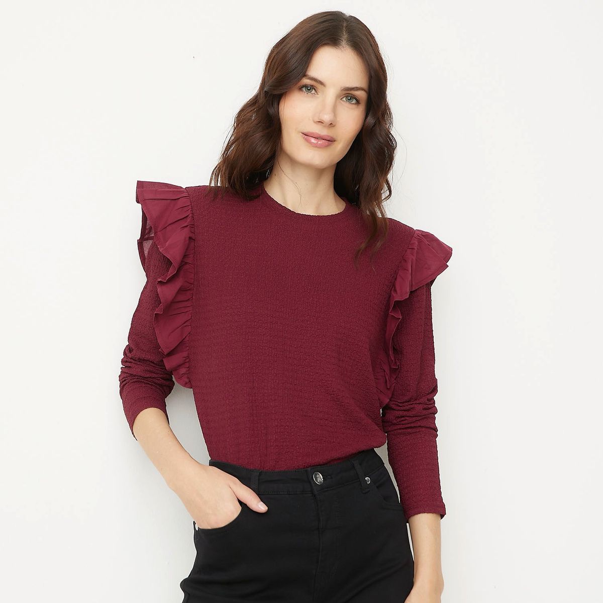 APOLOGY - Polo Manga Larga Casual Mujer Apology