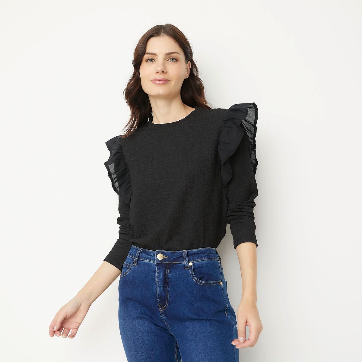 APOLOGY - Polo Manga Larga Casual Mujer Apology