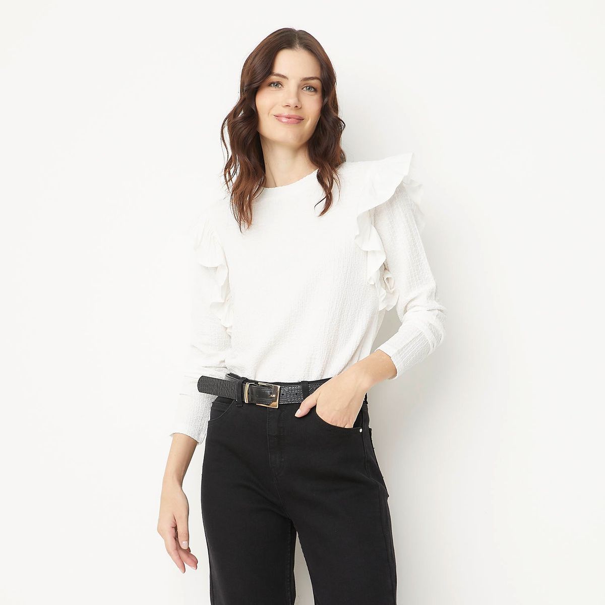 APOLOGY - Polo Manga Larga Casual Mujer Apology