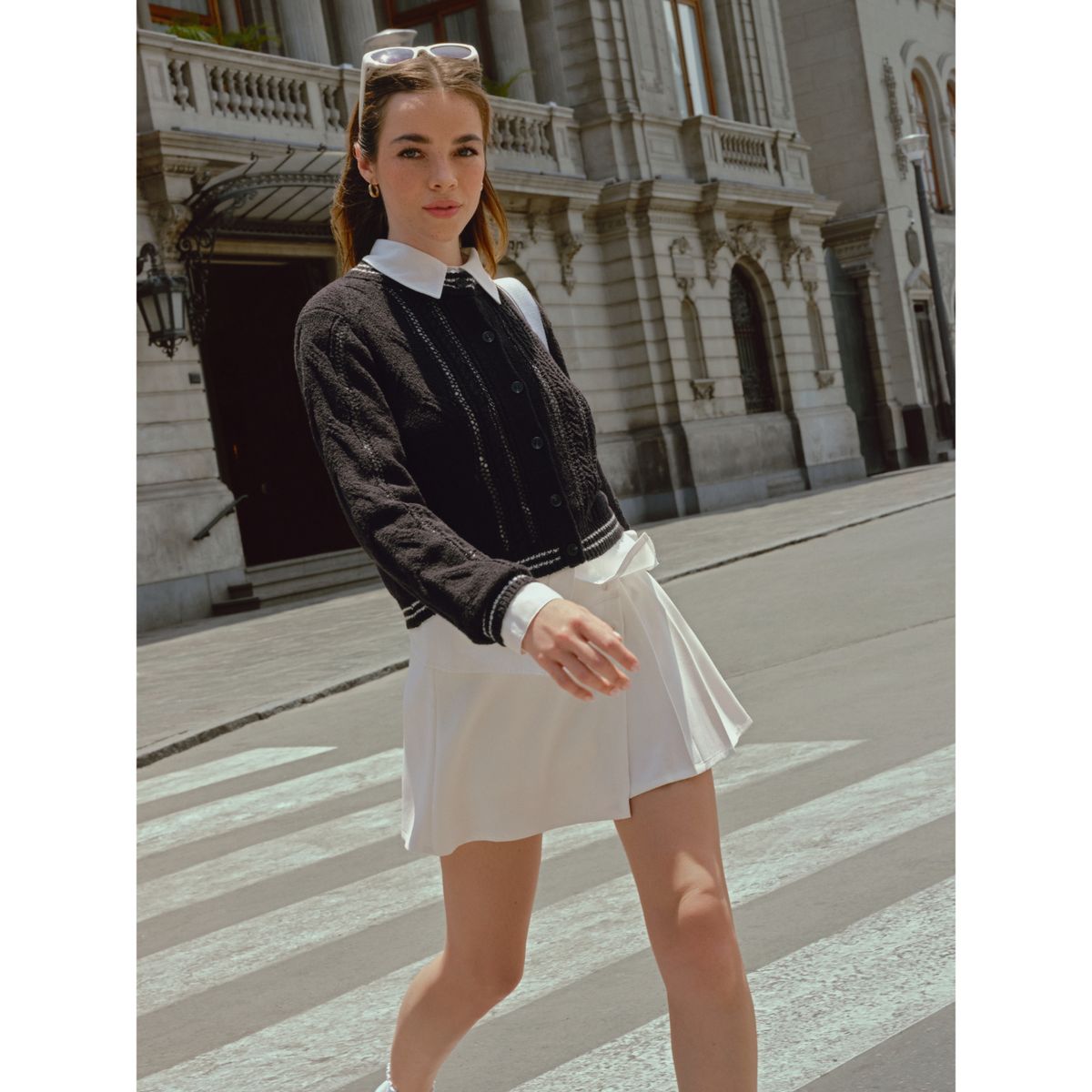 SYBILLA - Cardigan Sybilla Manga Larga Algodón Mujer Diseño Liso