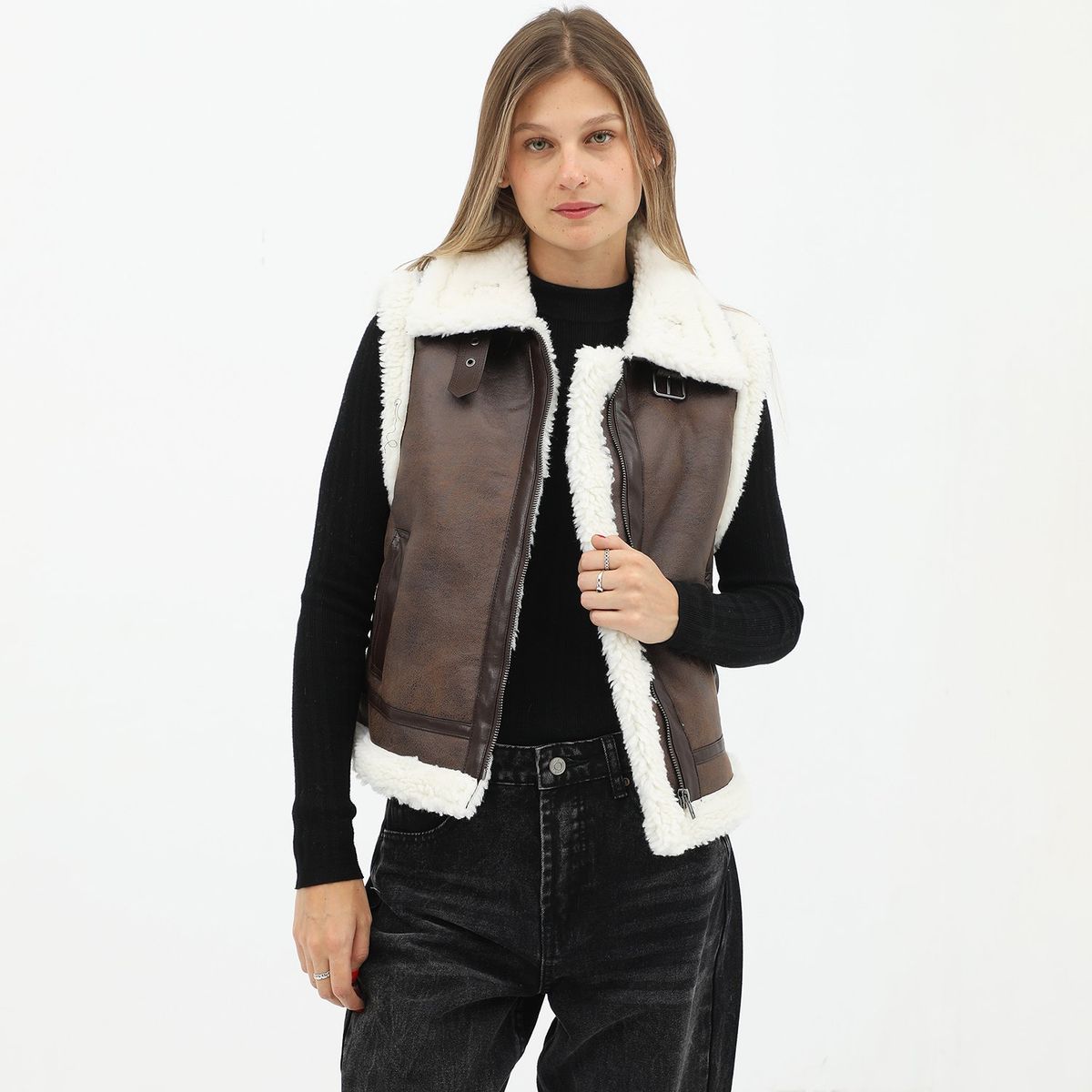 SYBILLA - Chaleco Casual Mujer Sybilla