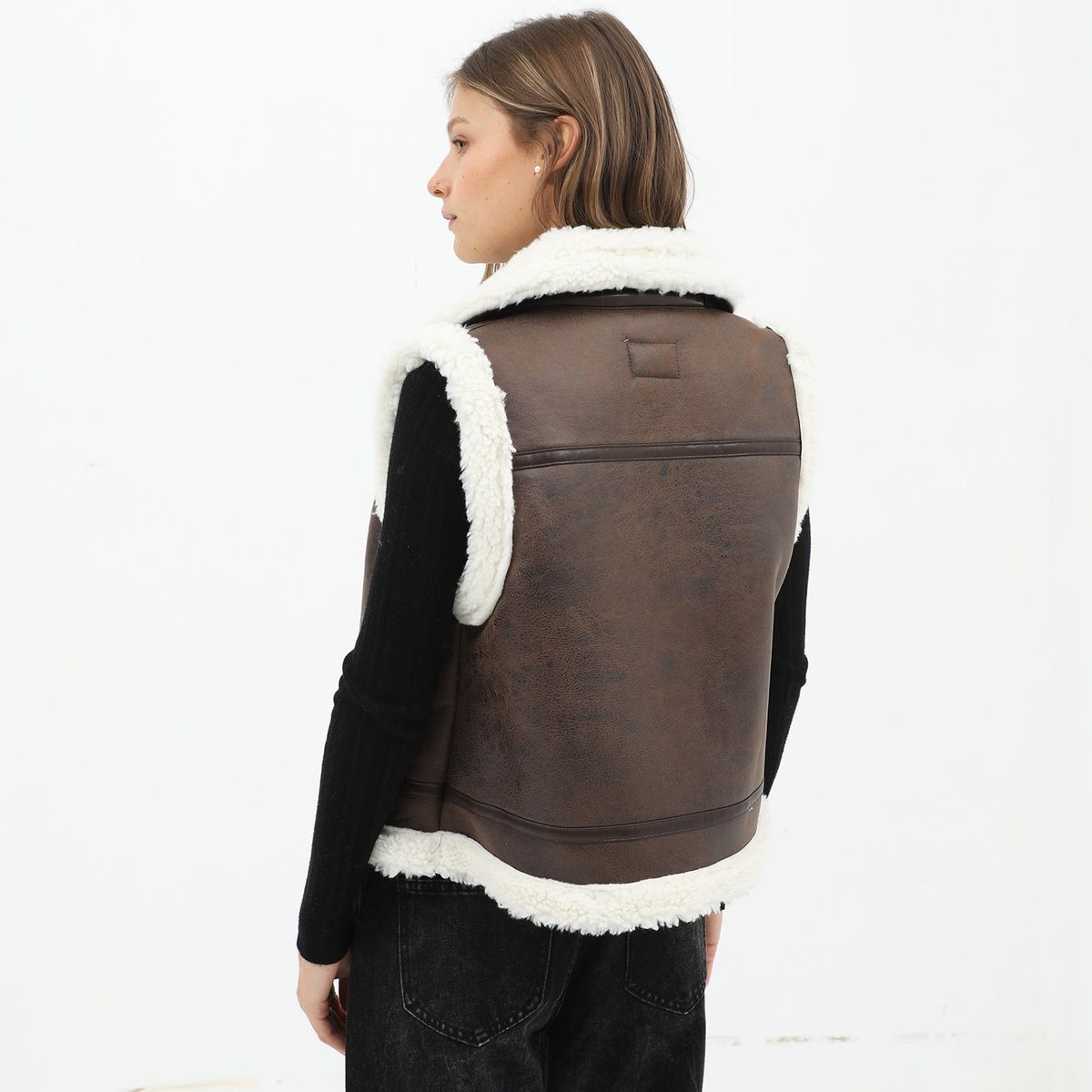 SYBILLA - Chaleco Casual Mujer Sybilla