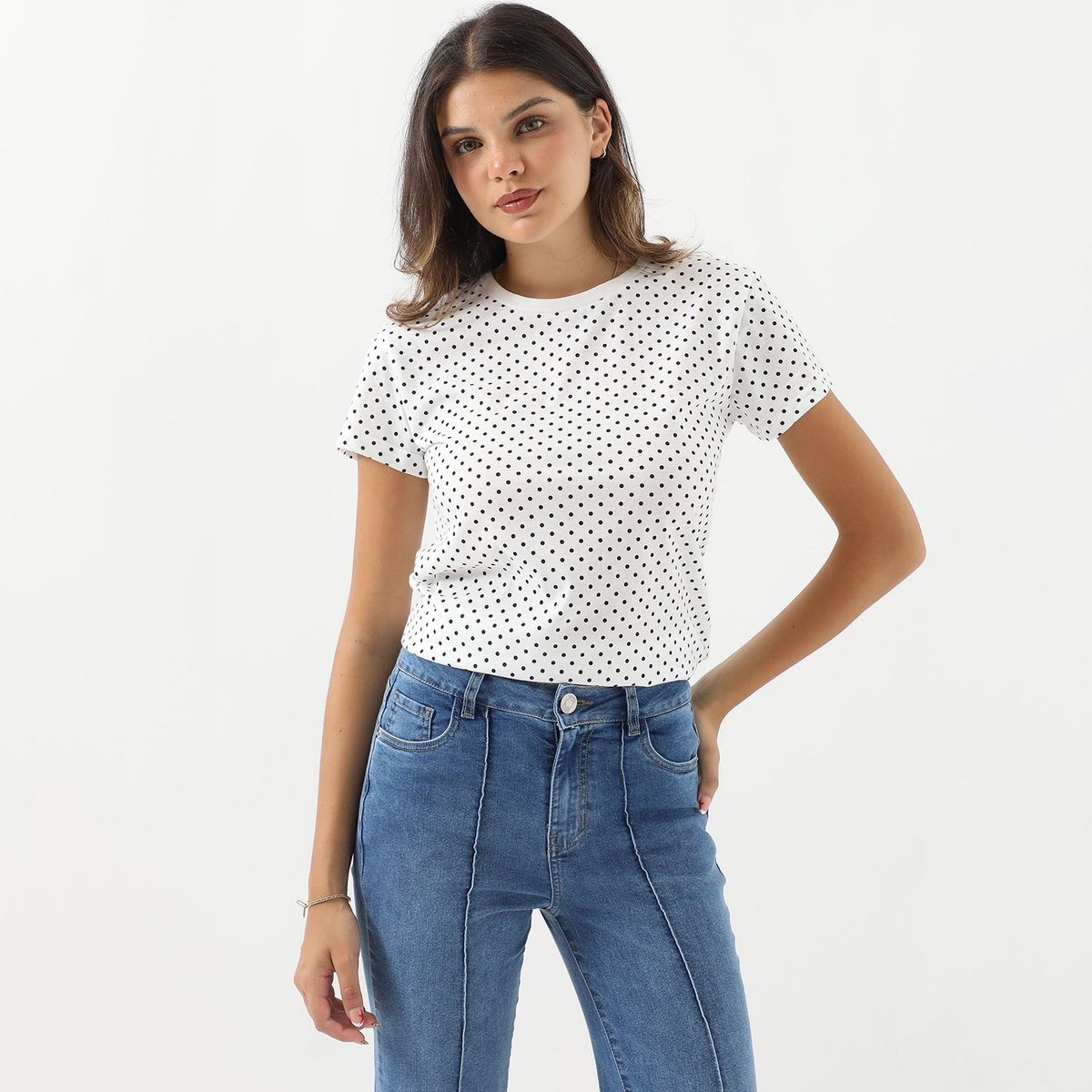 SYBILLA - Polo Manga Corta Casual Mujer Sybilla