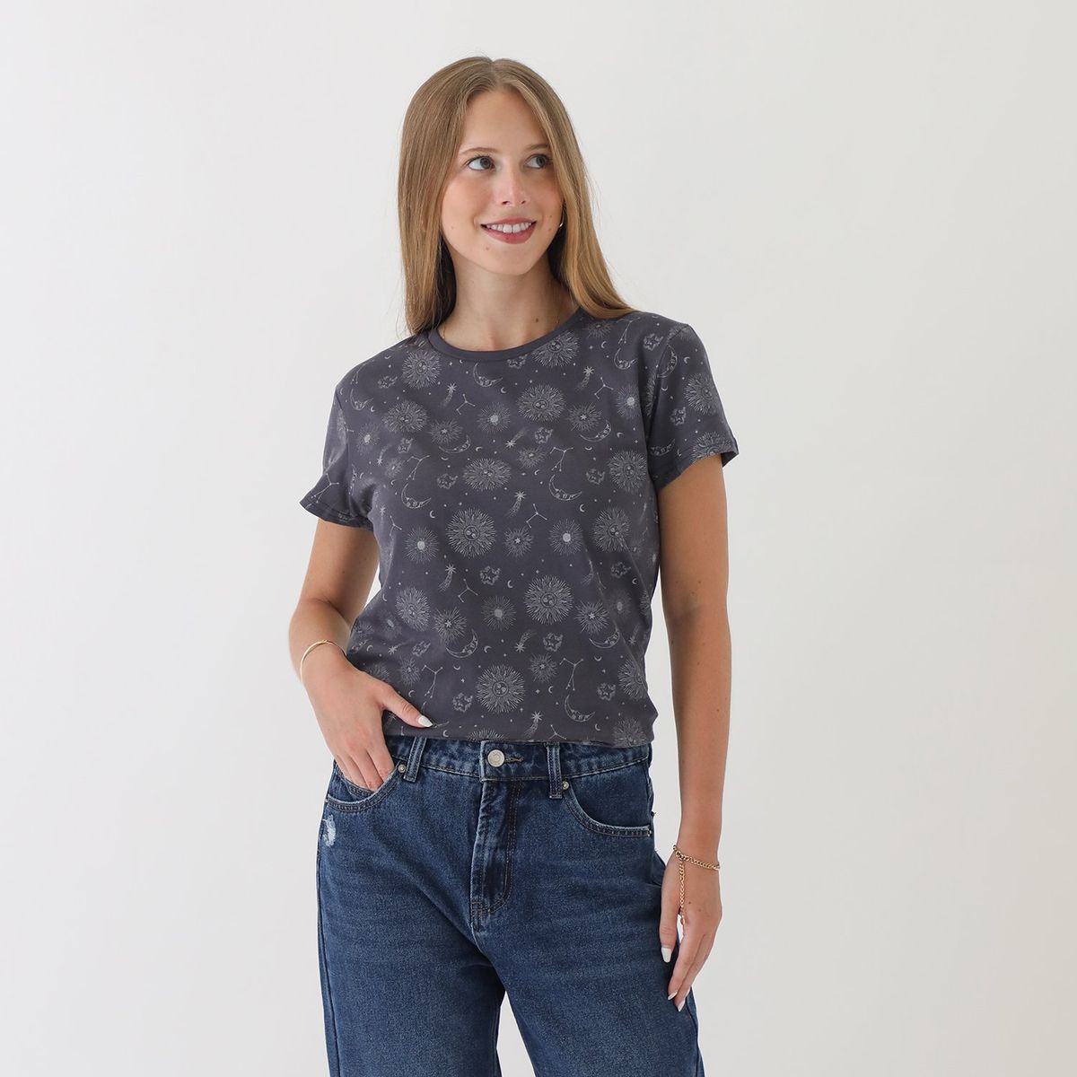 SYBILLA - Polo Manga Corta Casual Mujer Sybilla