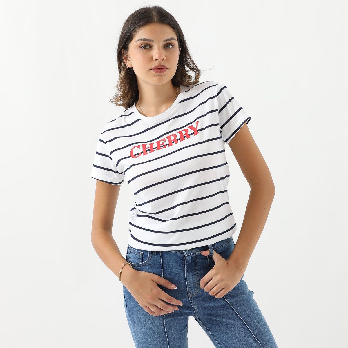 SYBILLA - Polo Manga Corta Casual Mujer Sybilla