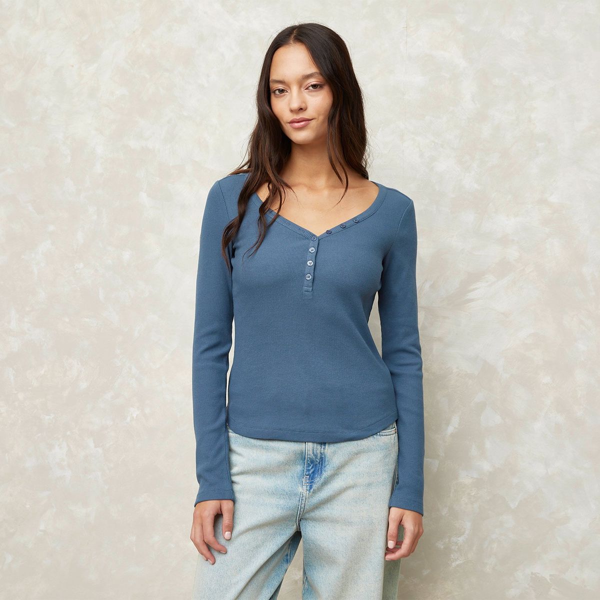 SYBILLA - Polo Manga Larga Algodón Mujer Sybilla