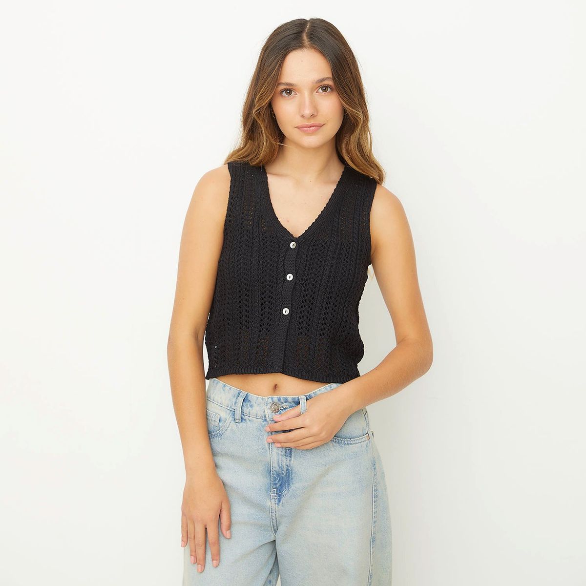 SYBILLA - Chaleco Casual Mujer Sybilla