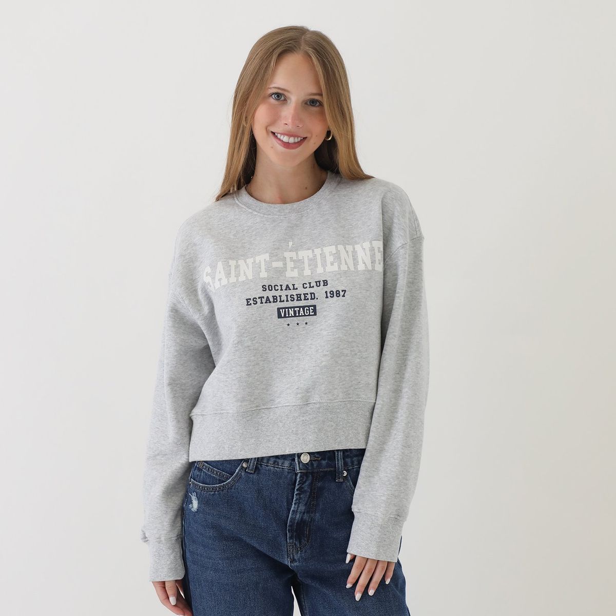 SYBILLA - Polera Casual Algodón Mujer Sybilla