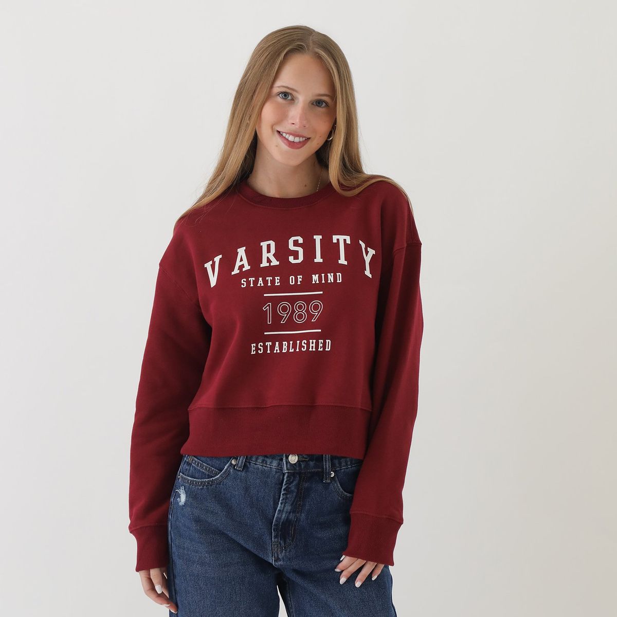 SYBILLA - Polera Casual Algodón Mujer Sybilla