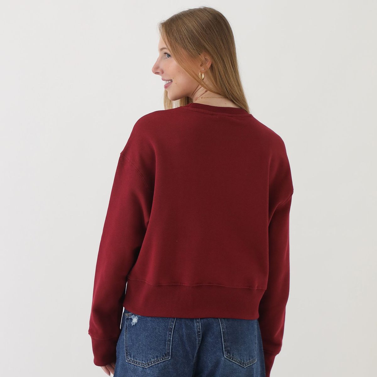 SYBILLA - Polera Casual Algodón Mujer Sybilla