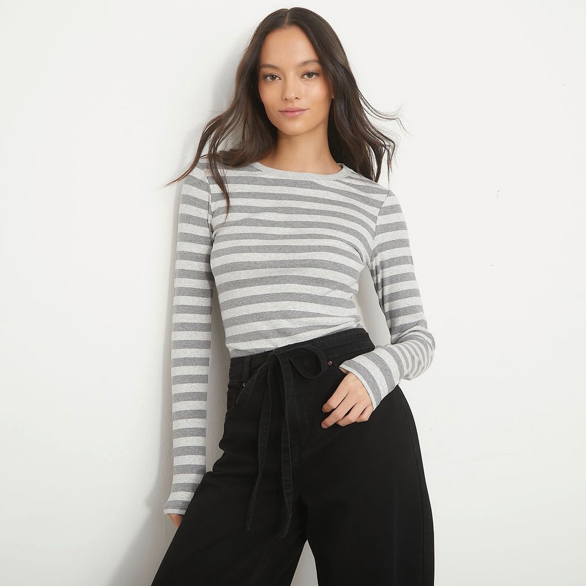 SYBILLA - Polo Manga Larga Algodón Mujer Sybilla