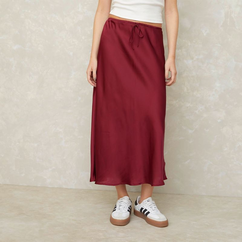 SYBILLA - Falda Larga Casual Mujer Sybilla