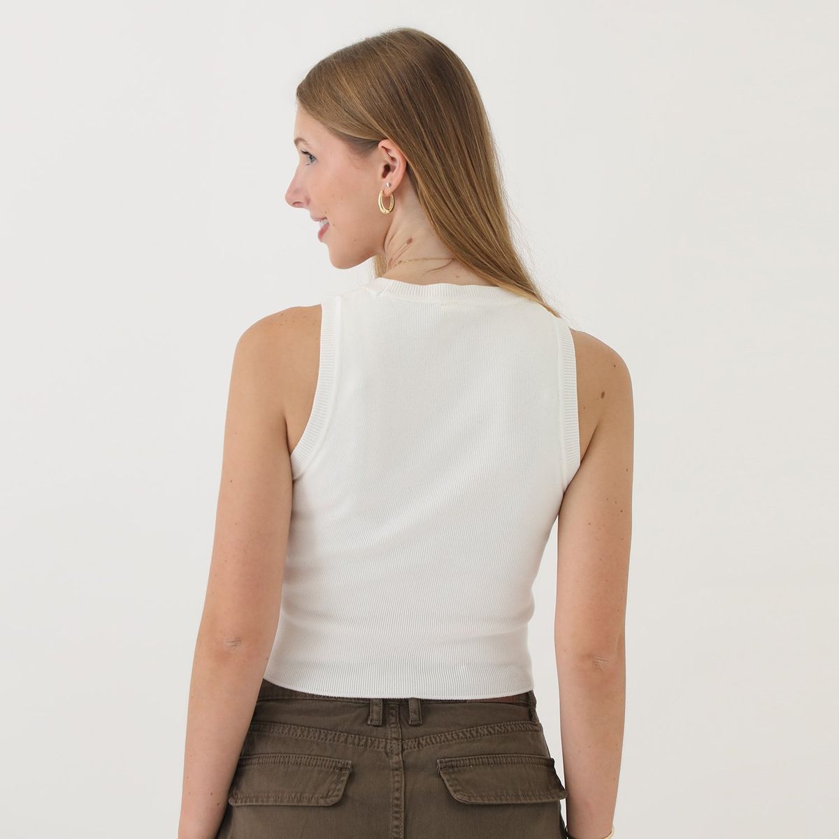 SYBILLA - Polo Manga Corta Casual Mujer Sybilla