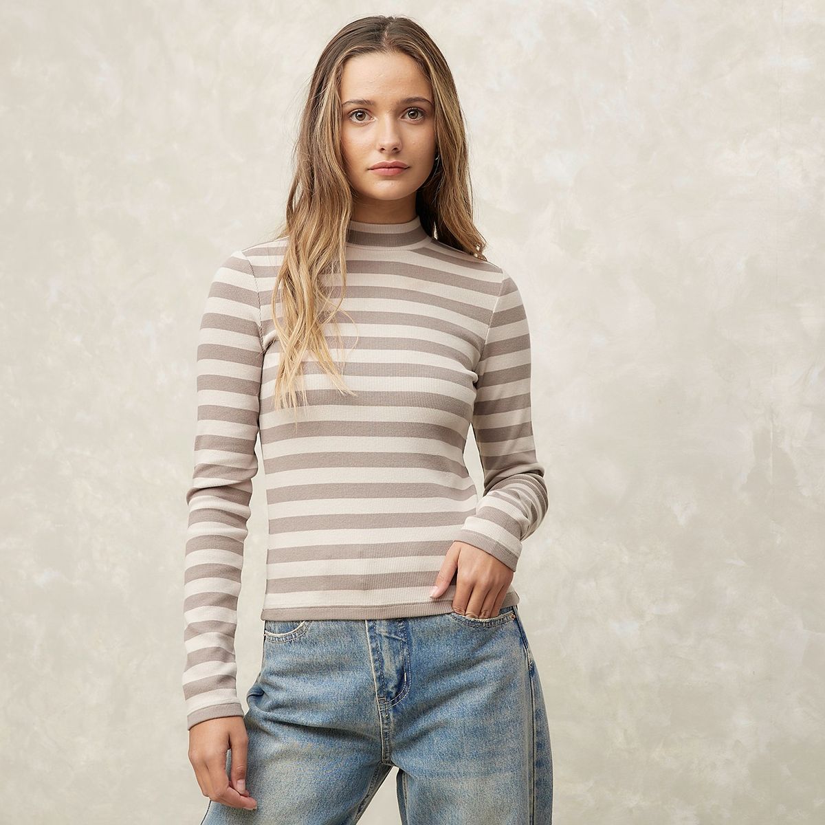 SYBILLA - Polo Manga Larga Algodón Mujer Sybilla