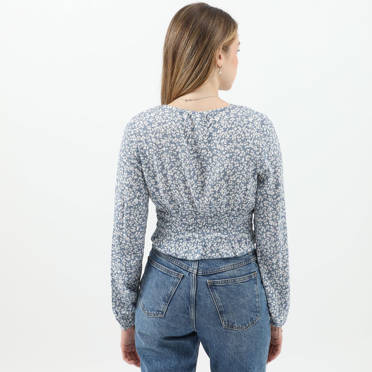 SYBILLA - Blusa Manga Larga Casual Mujer Sybilla