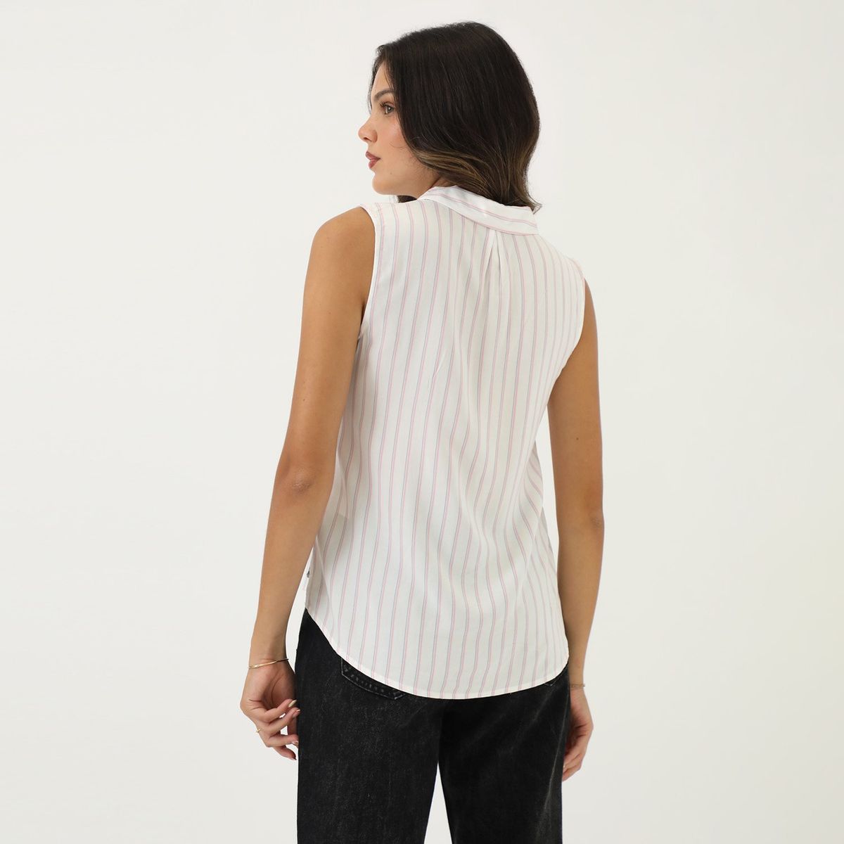 SYBILLA - Blusa Sin Mangas Mujer Sybilla