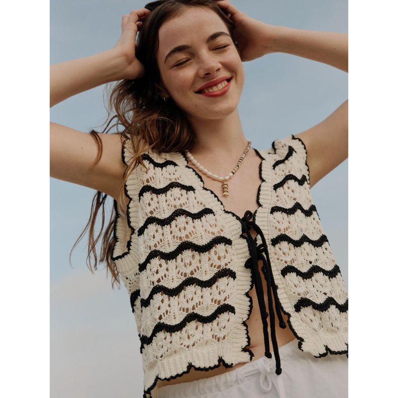 SYBILLA - Chaleco Casual Mujer Sybilla