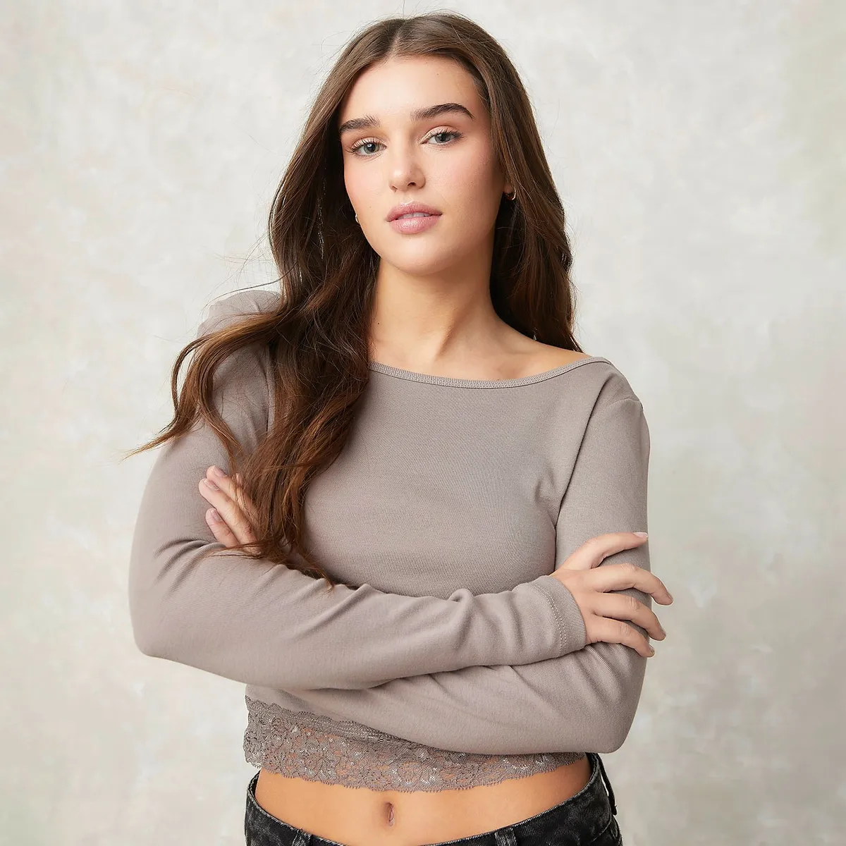 SYBILLA - Polo Manga Larga 100% Algodón Mujer Sybilla