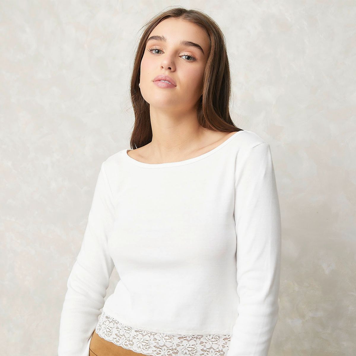 SYBILLA - Polo Manga Larga 100% Algodón Mujer Sybilla