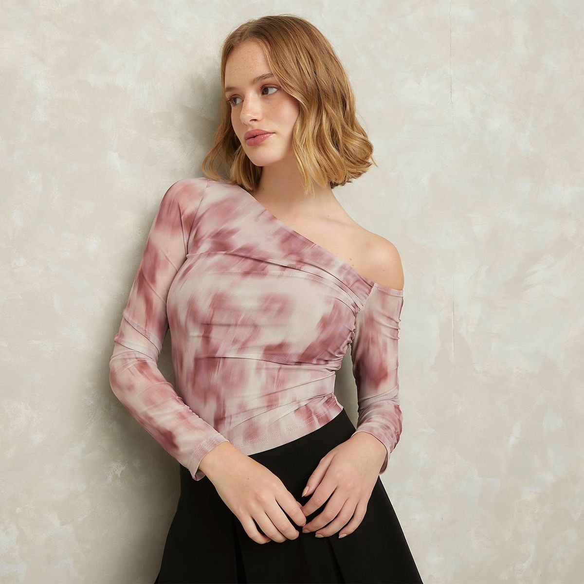 SYBILLA - Polo Manga Larga Casual Mujer Sybilla