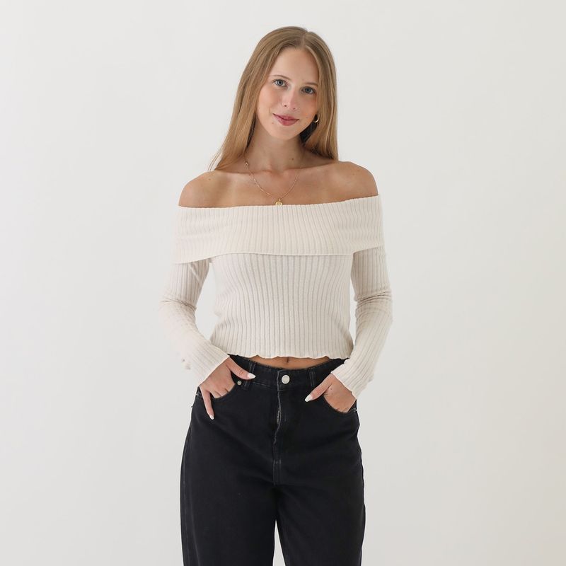 SYBILLA - Chompa Casual Mujer Sybilla