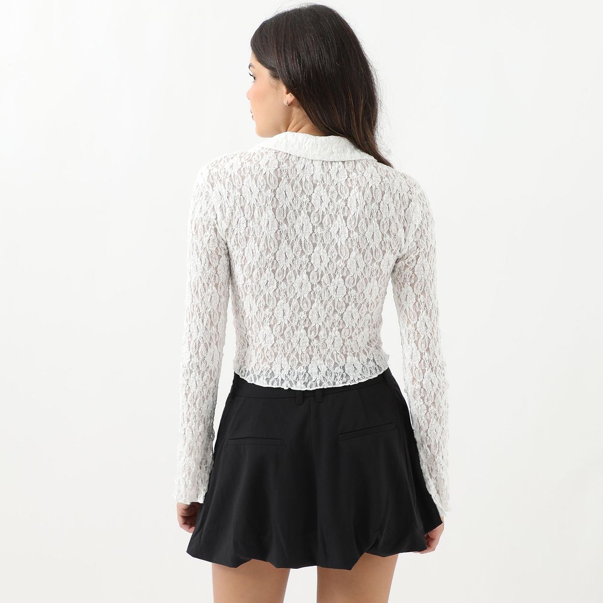 SYBILLA - Blusa Manga Larga Casual Mujer Sybilla