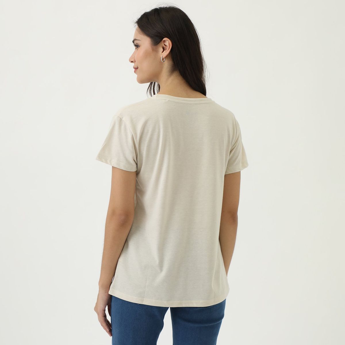 SYBILLA - Polo Manga Corta Casual Mujer Sybilla