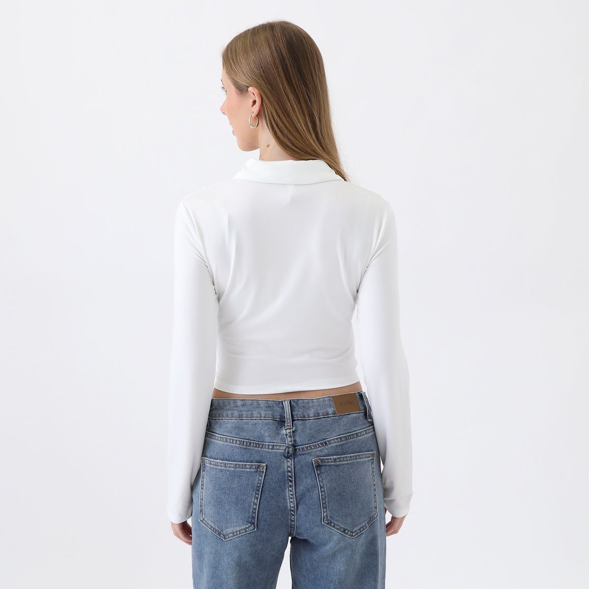 SYBILLA - Blusa Manga Larga Casual Mujer Sybilla