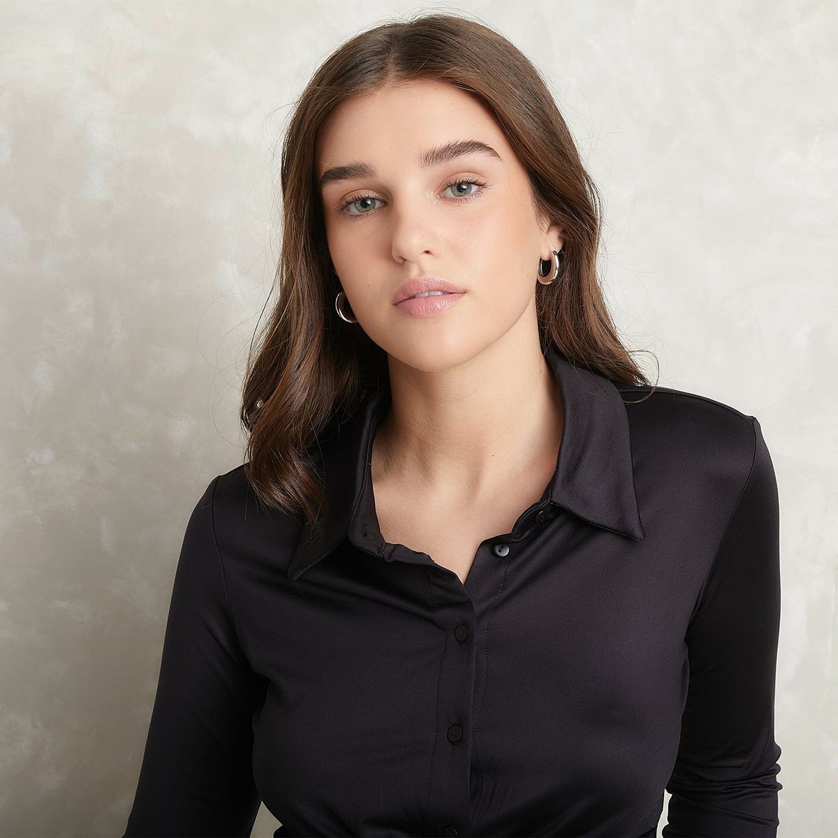 SYBILLA - Blusa Manga Larga Casual Mujer Sybilla