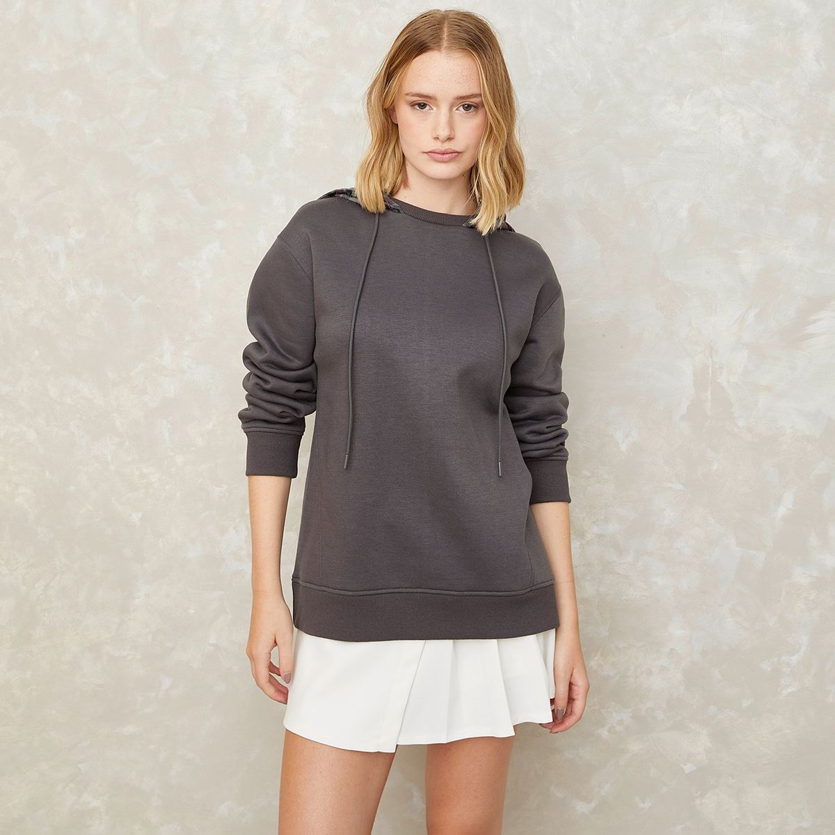 SYBILLA - Polera Oversize Casual Mujer Sybilla