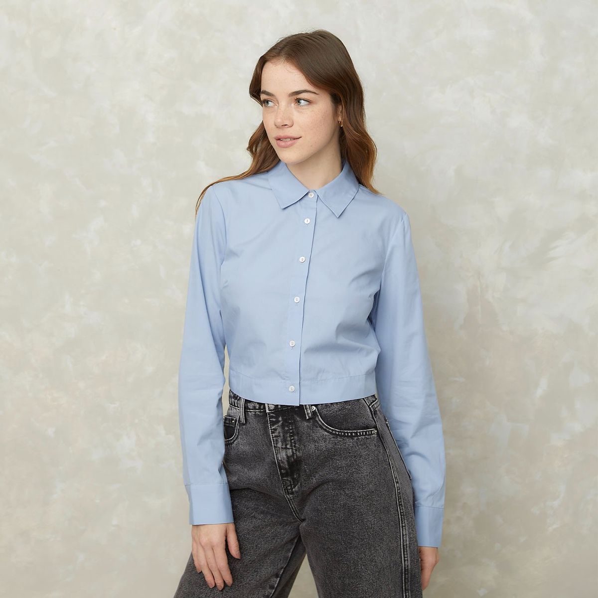 SYBILLA - Camisa Sybilla Manga Larga Algodón Casual Mujer