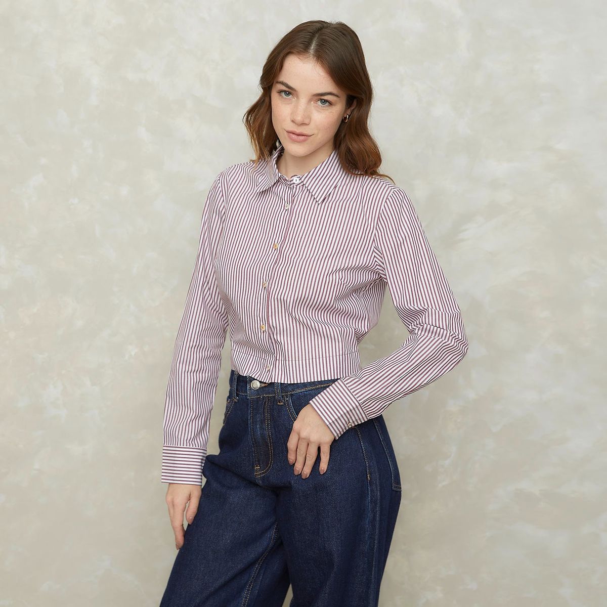 SYBILLA - Camisa Sybilla Manga Larga Algodón Casual Mujer