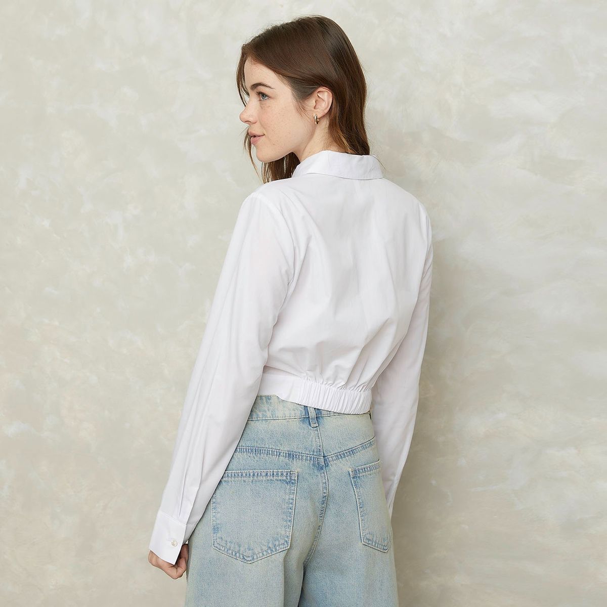 SYBILLA - Camisa Sybilla Manga Larga Algodón Casual Mujer