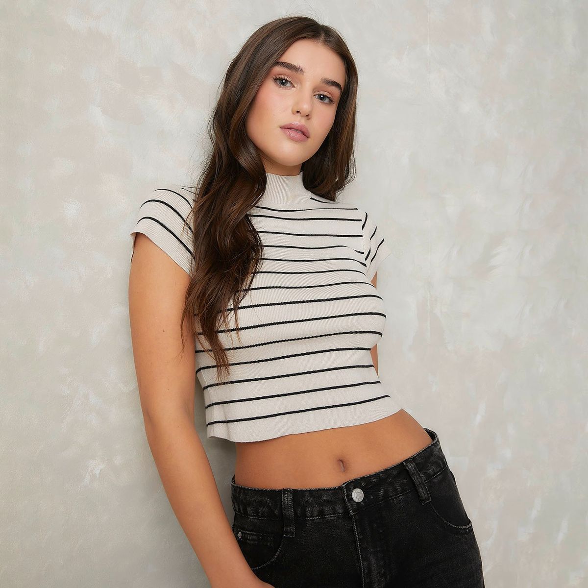 SYBILLA - Polo Manga Corta Casual Mujer Sybilla