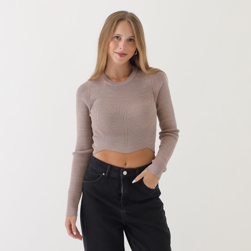 SYBILLA - Chompa Casual Mujer Sybilla