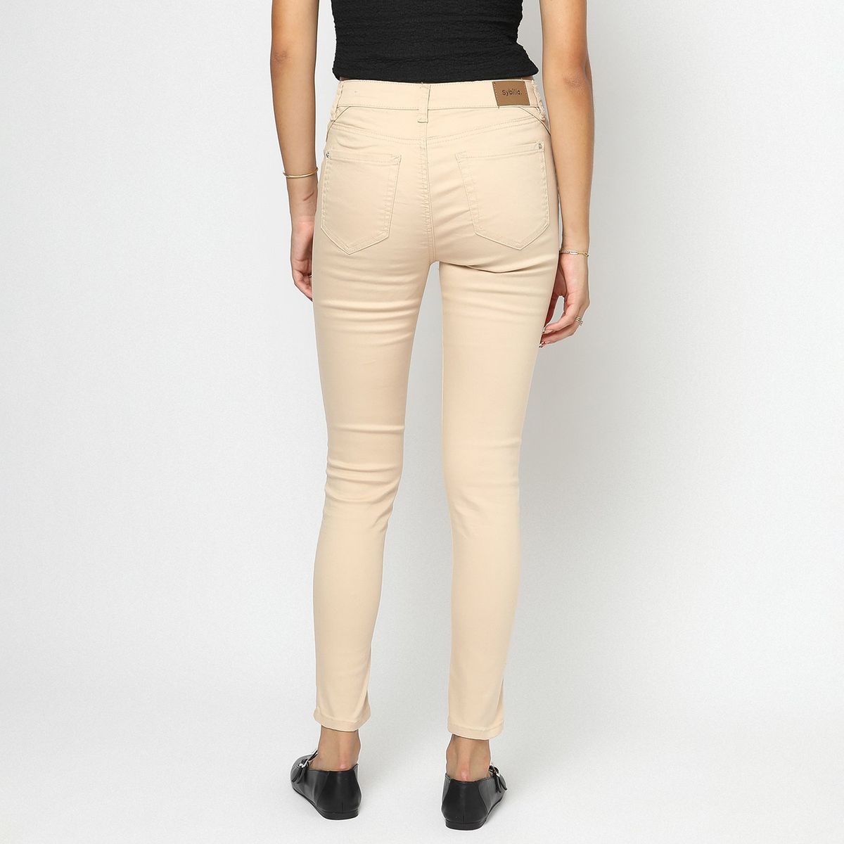 SYBILLA - Jean Skinny Tiro Medio Mujer Sybilla