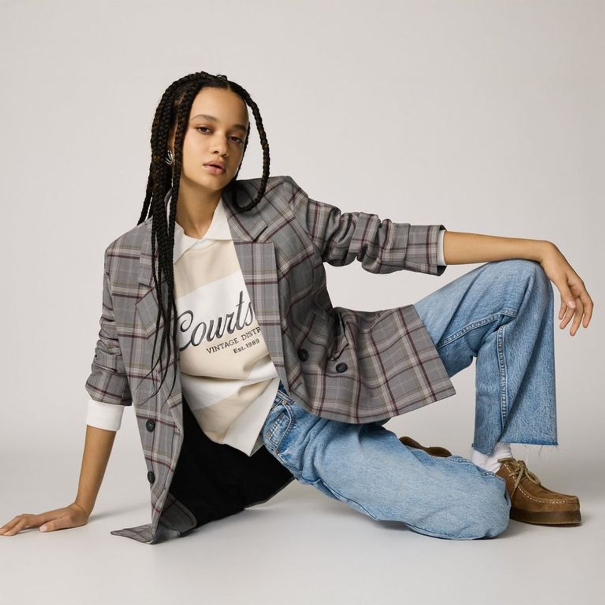 SYBILLA - Blazer Casual Oversize Mujer Sybilla