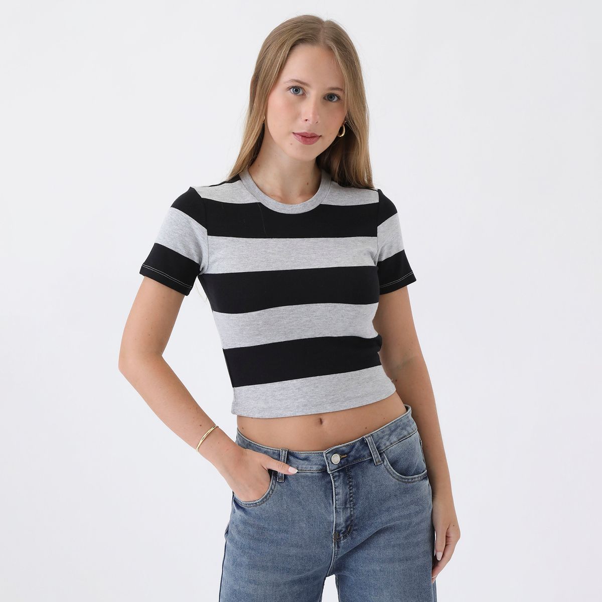 SYBILLA - Polo Manga Larga Casual Mujer Sybilla