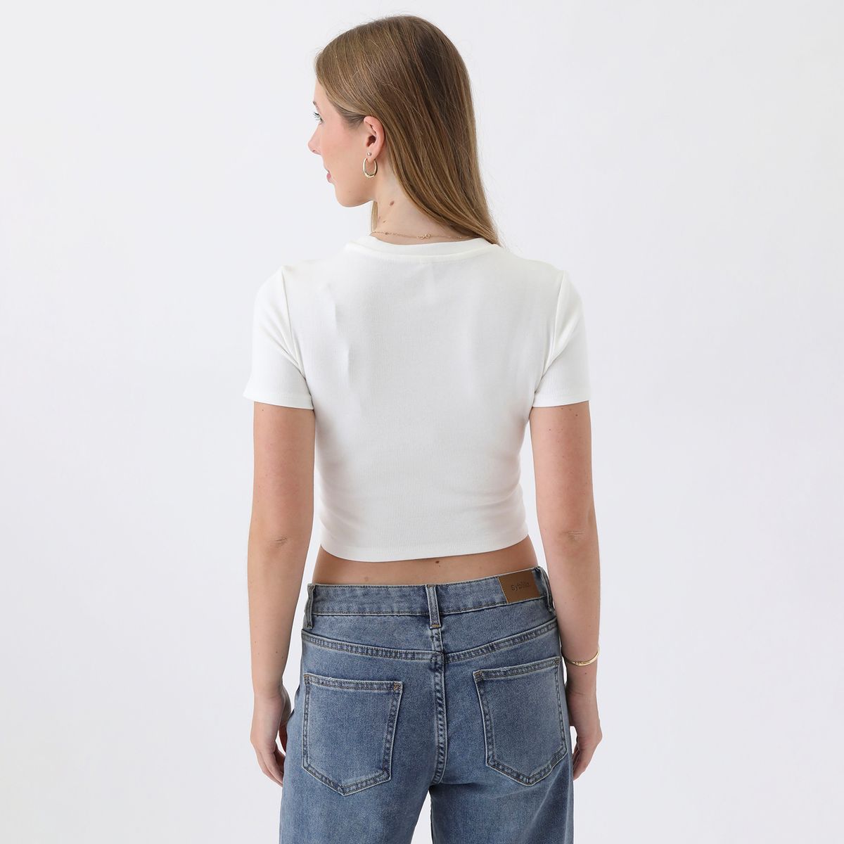 SYBILLA - Polo Manga Larga Casual Mujer Sybilla