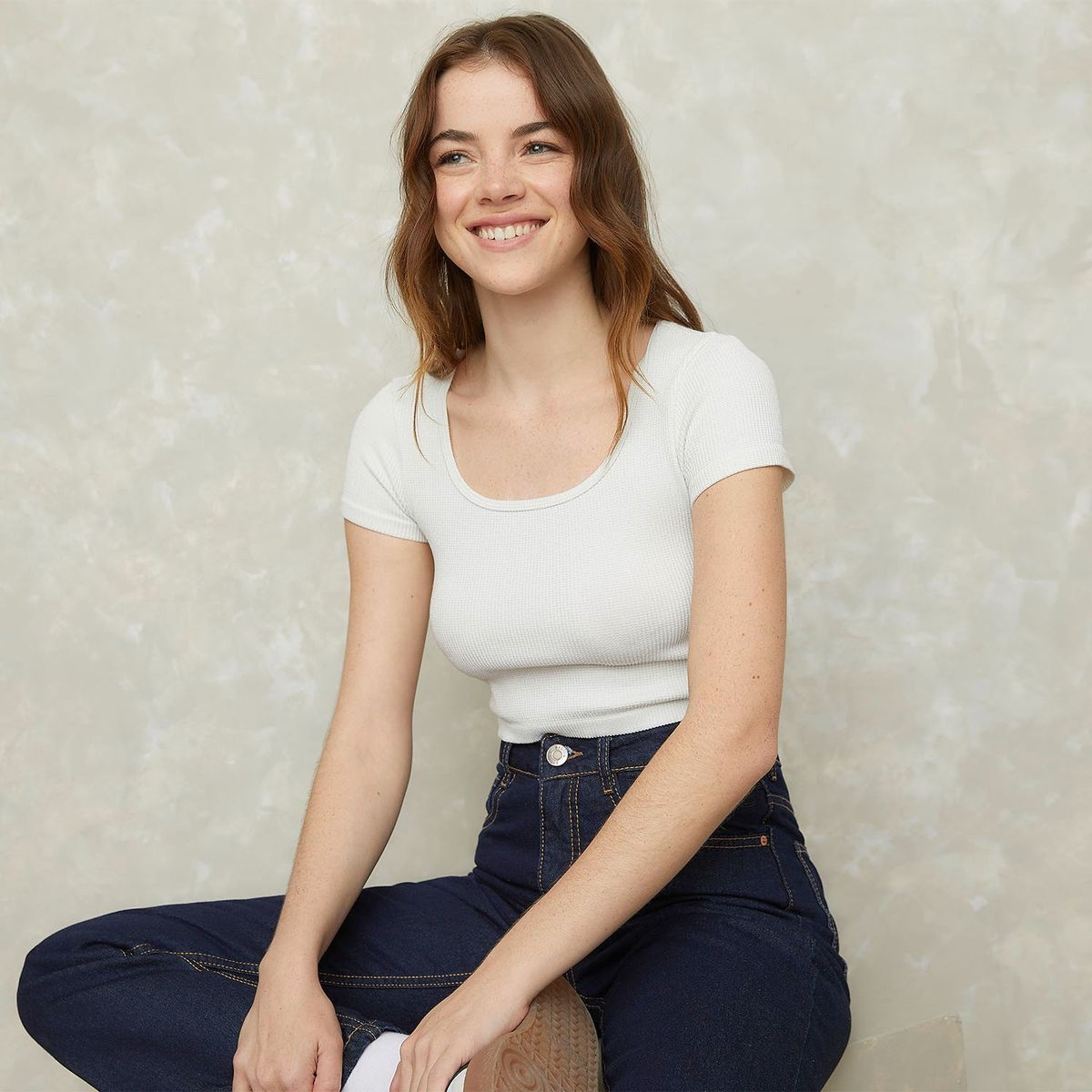 SYBILLA - Polo Manga Corta Casual Mujer Sybilla