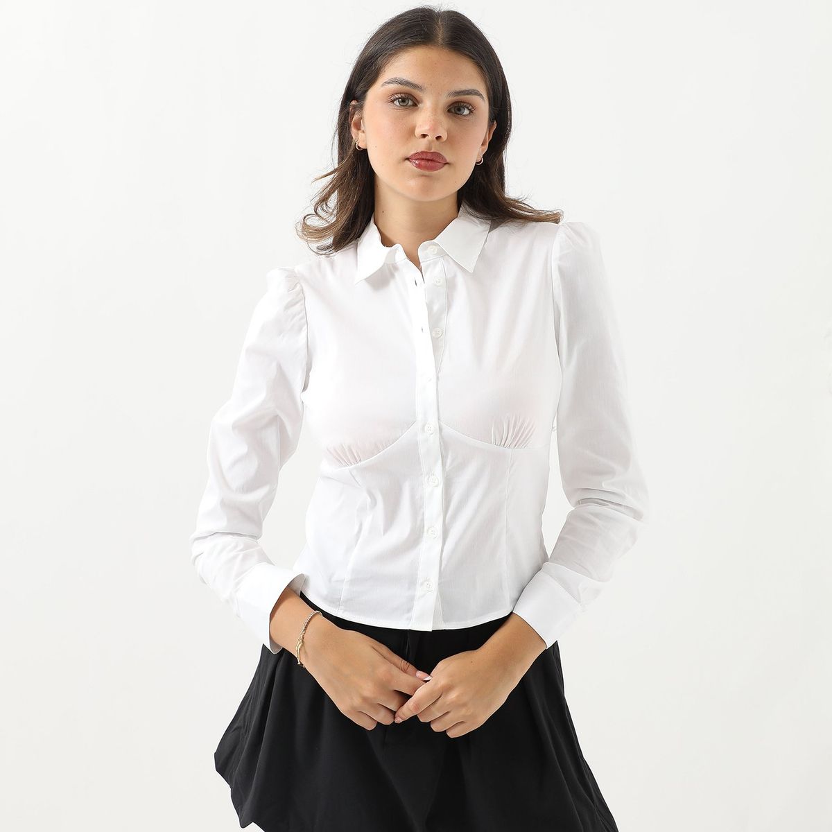 SYBILLA - Blusa Manga Larga Algodón Mujer Sybilla