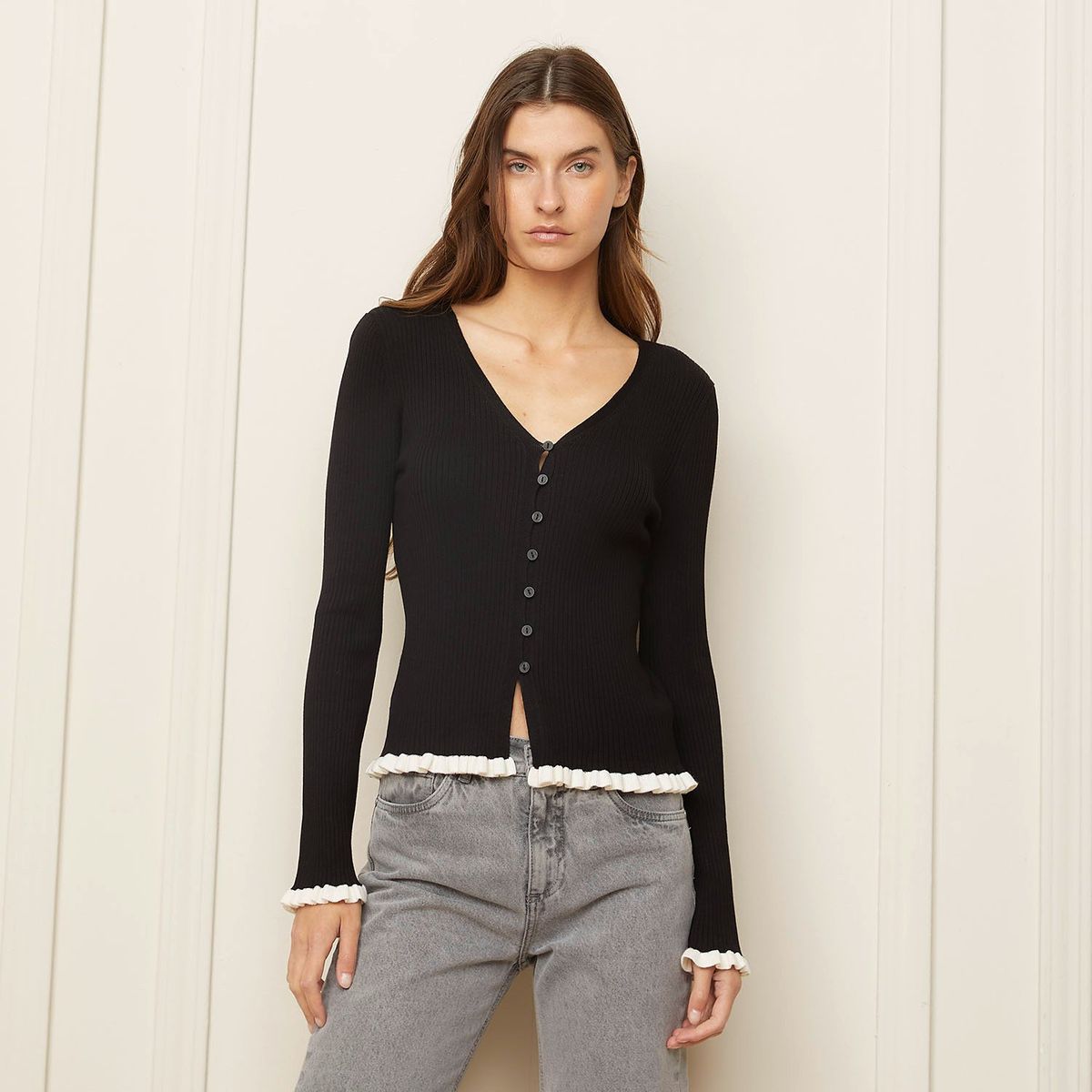 BASEMENT - Cárdigan Casual Mujer Basement