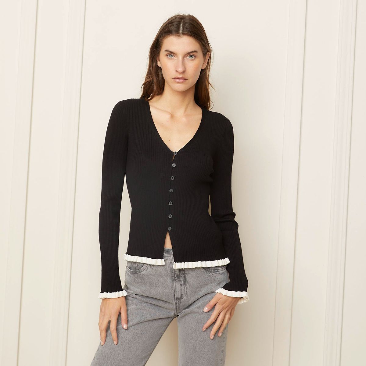 BASEMENT - Cárdigan Casual Mujer Basement