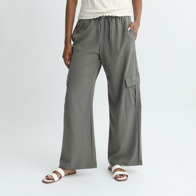 BASEMENT - Pantalón Cargo Casual Mujer Basement