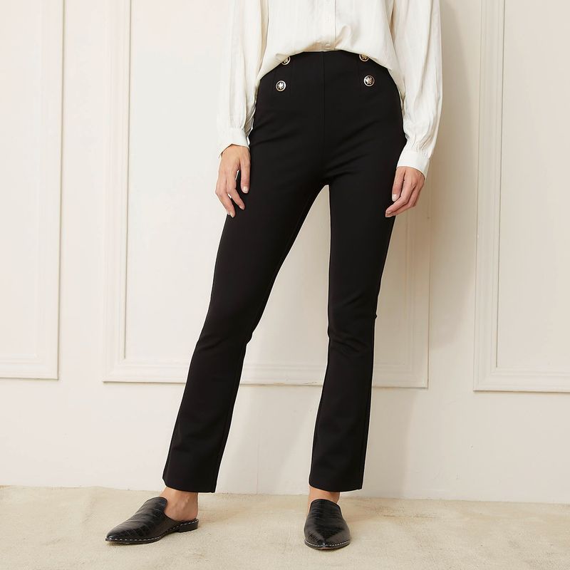 BASEMENT - Pantalón Largo Casual Mujer Basement