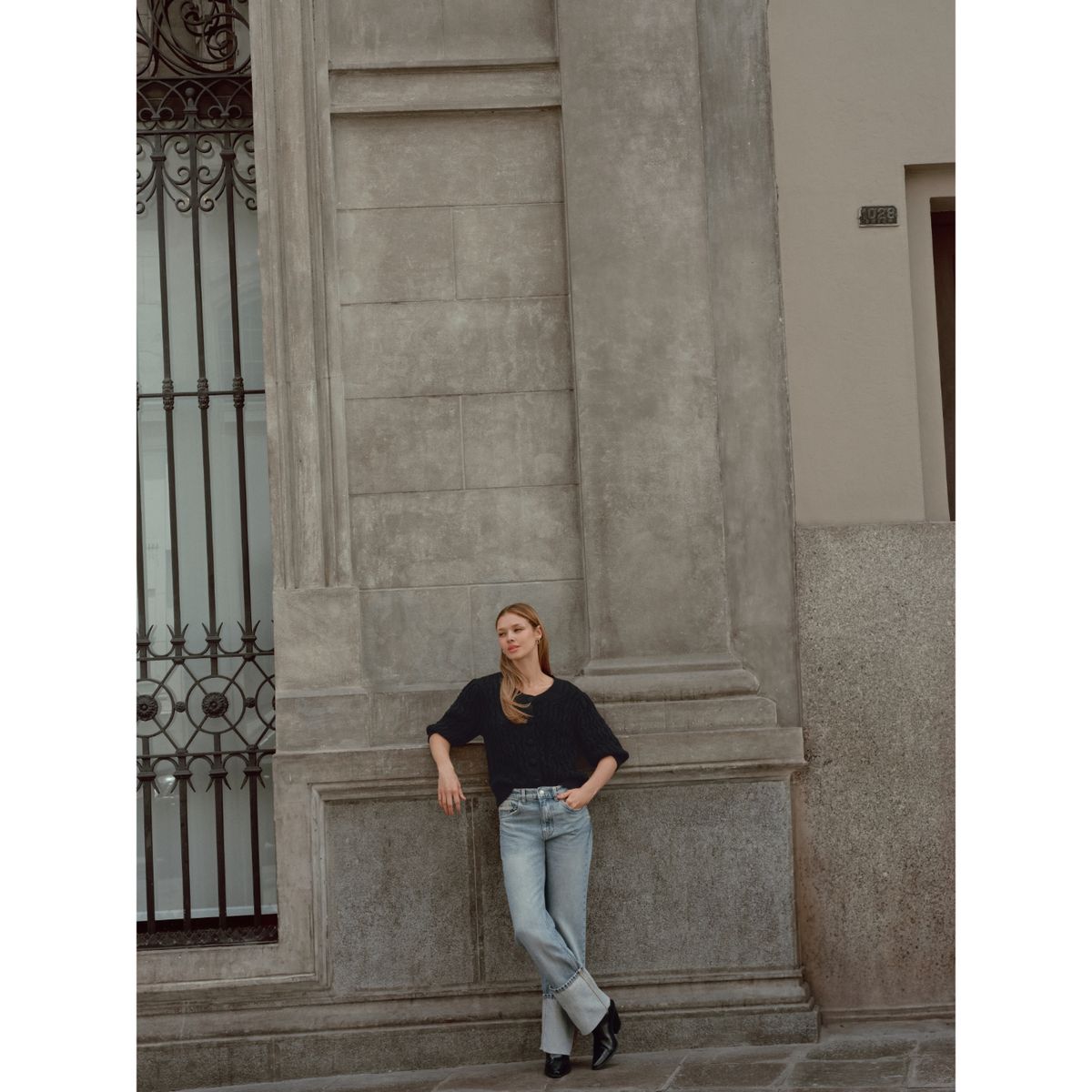 BASEMENT - Cardigan Basement Manga Corta Algodón Diseño Liso Mujer