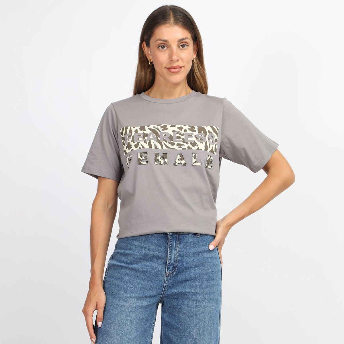 BASEMENT - Polo Manga Corta 100% Algodón Mujer Basement