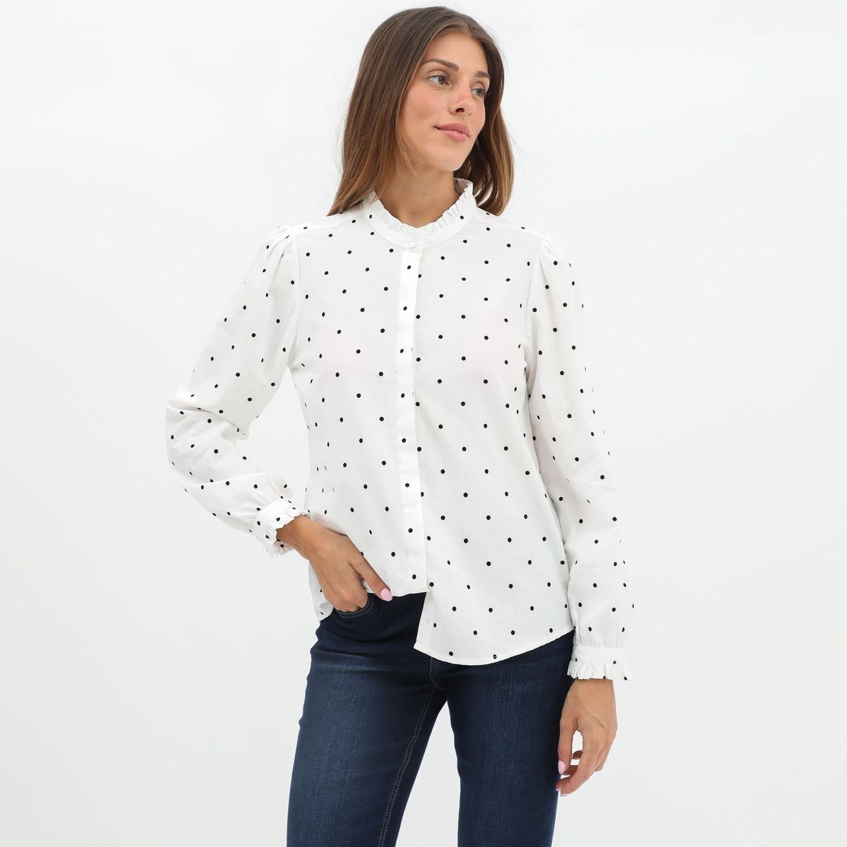 ELLE - Blusa 100% Algodón Mujer Elle