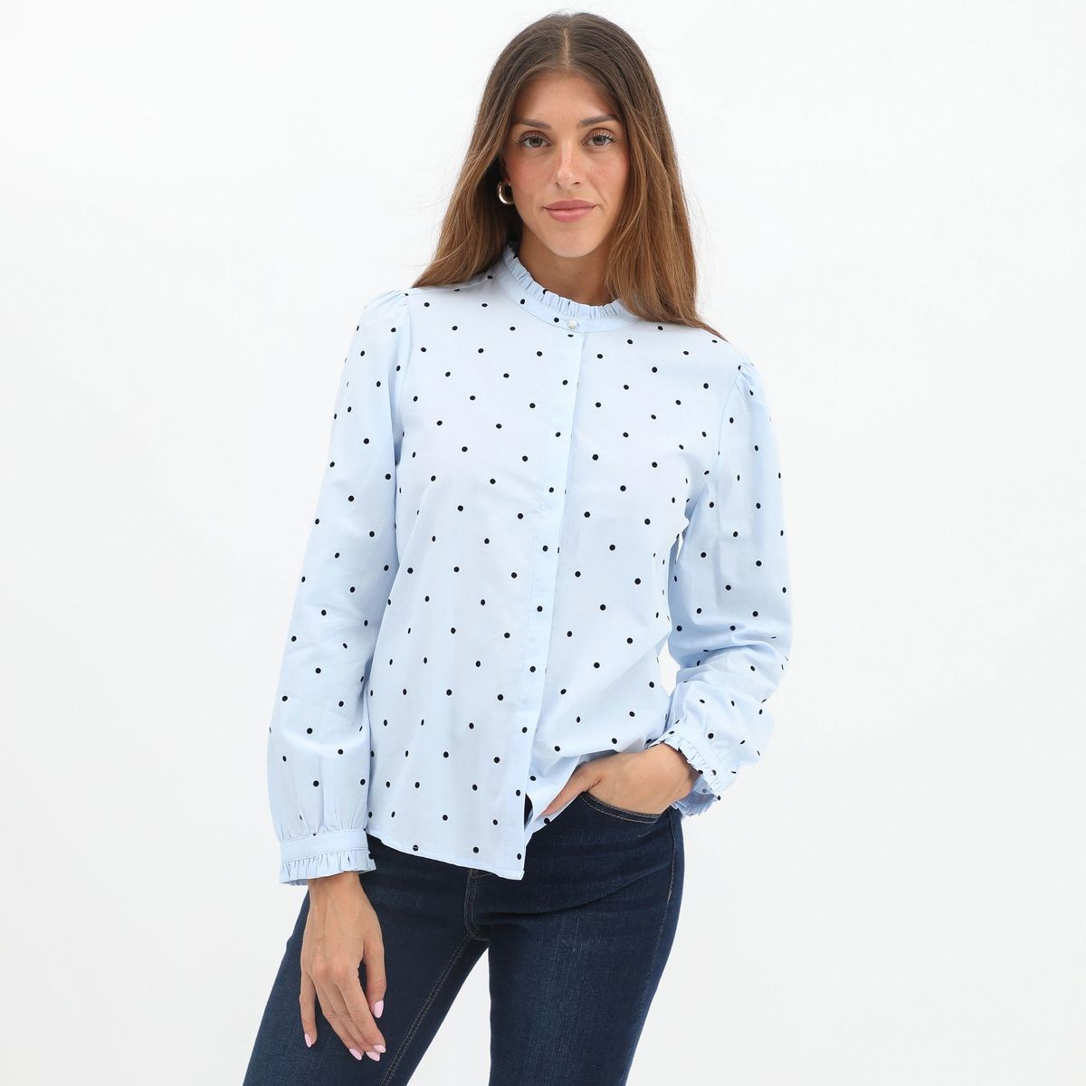 ELLE - Blusa 100% Algodón Mujer Elle