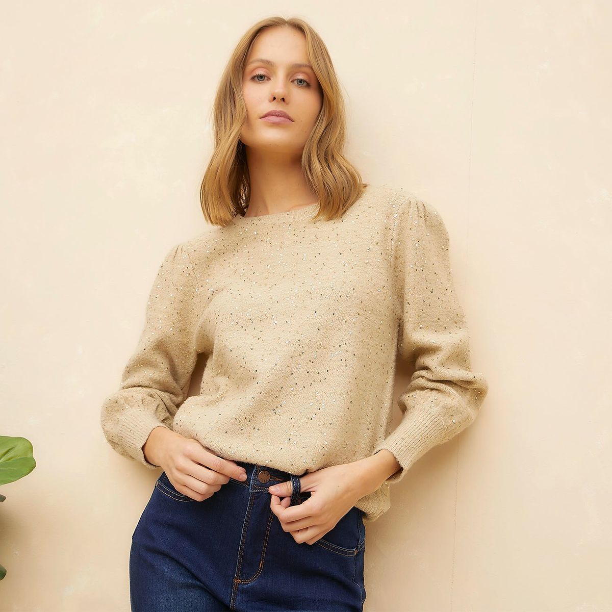 ELLE - Chompa Casual Mujer Elle